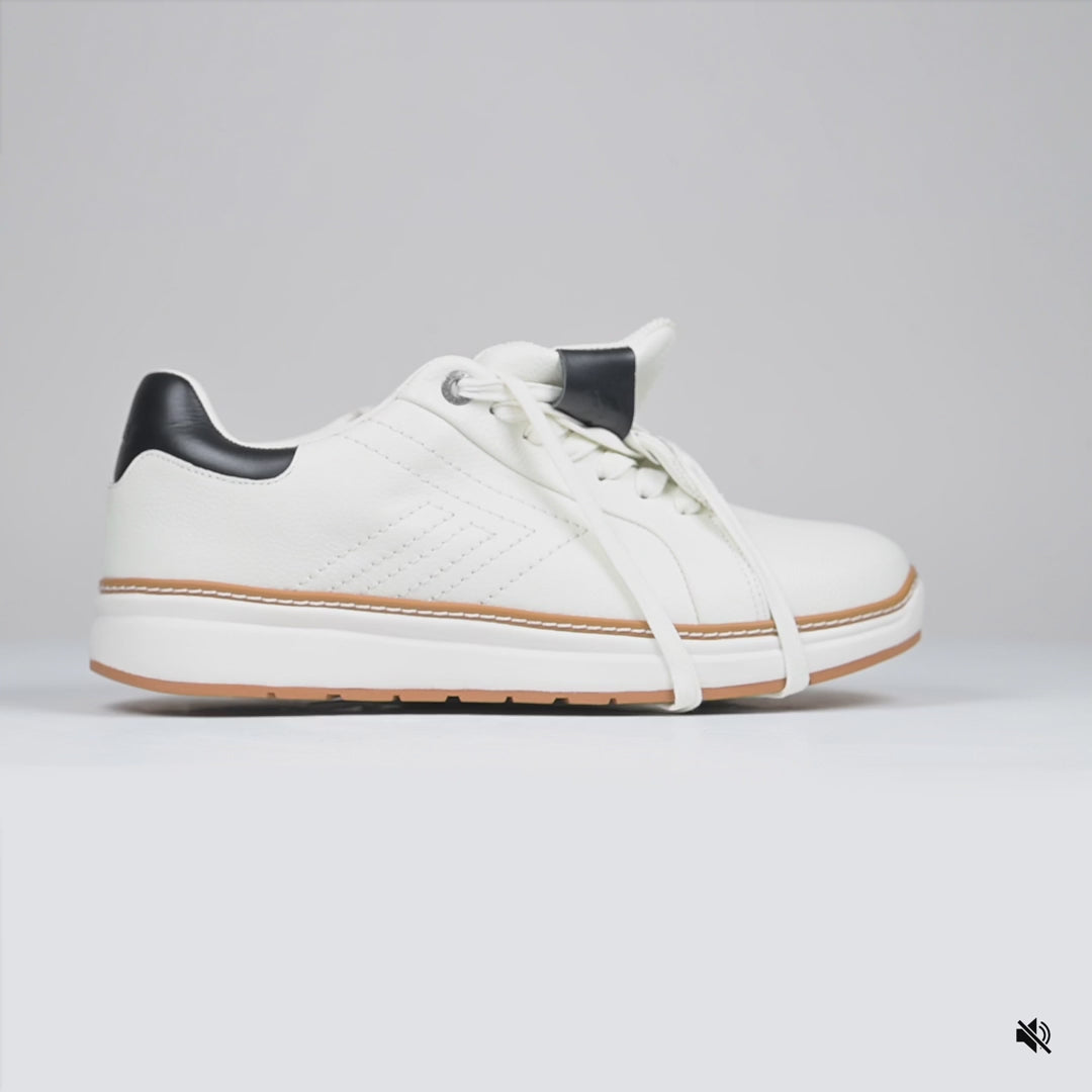 Men's White Leather BILLY Comfort Luxe — BILLY Footwear product video