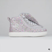 Silver Multi Glitter BILLY Classic D|R II High — BILLY Footwear product video